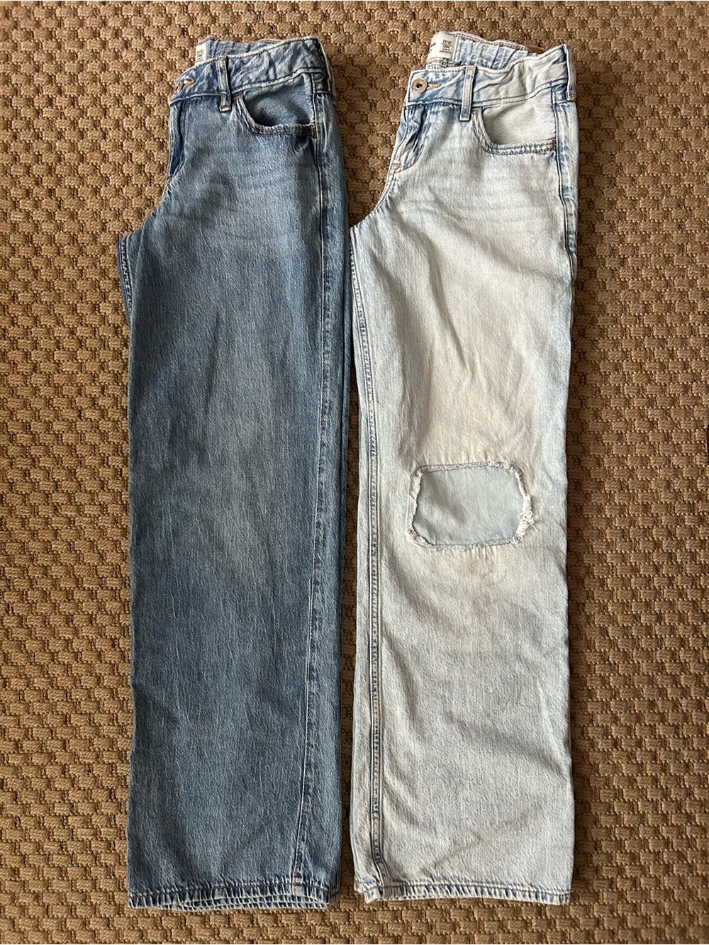 abercrombie kids Girls Low Rise Baggy Jeans Bundle 11/12 Long